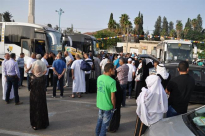 بالصور: إنطلاق حافلة معتمري العشر الأواخر من رمضان من مدينتي اللد والرملة 